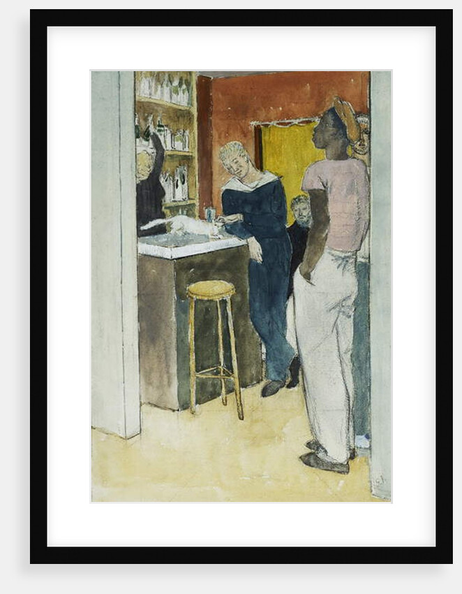 Bistro, Havre by Glyn Warren Philpot