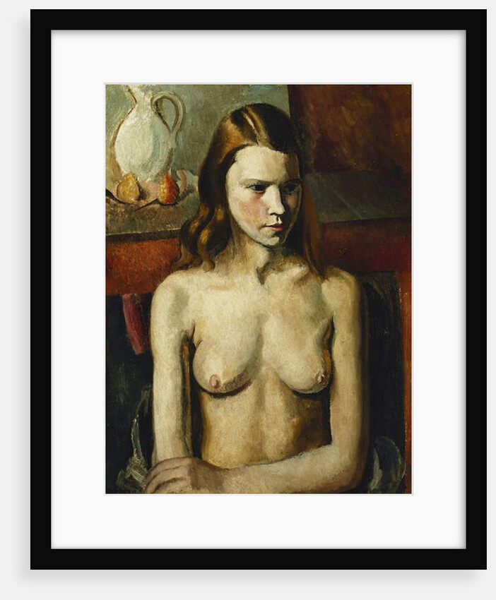 Seated Nude Girl, 1926 by Bernard Meninsky