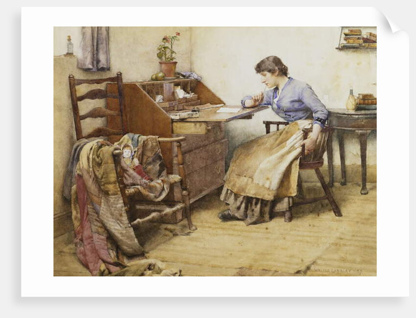 Distant Thoughts, 1887 by Walter Langley