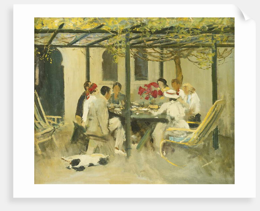 Tea at Palm Springs, 1938 by John Lavery