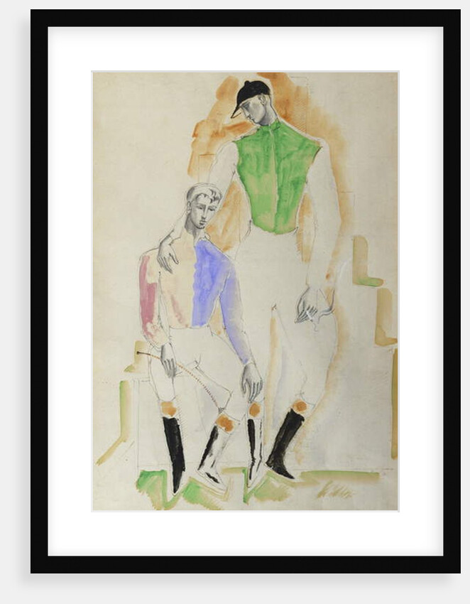 Two Jockeys by Christopher Wood