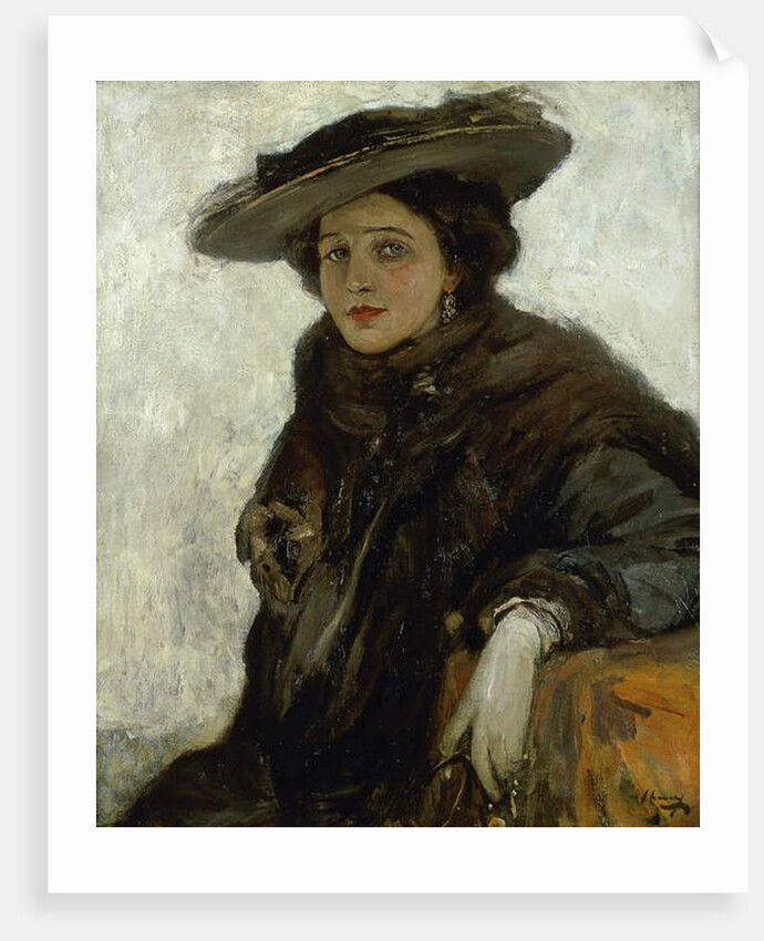 The Spanish Hat or Mrs. Gerard Chowne, by John Lavery