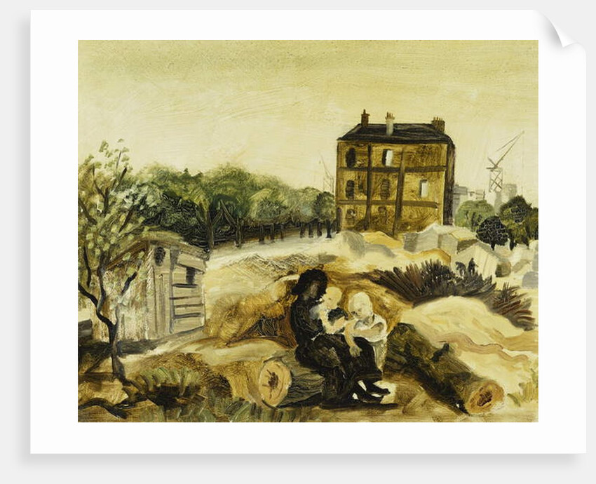 The Little Brown House, Passy, c.1928 by Christopher Wood