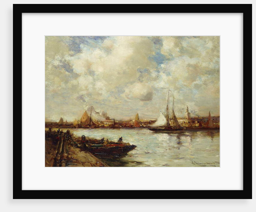 The Harbour, Southampton by E. Aubrey Hunt