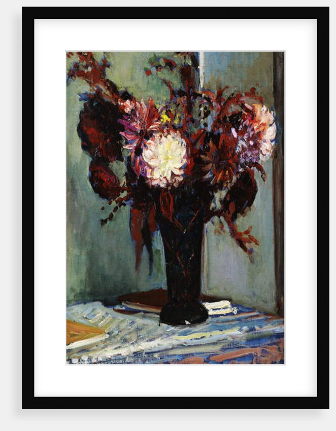 Chrysanthemums in a Vase by Jacques-Emile Blanche