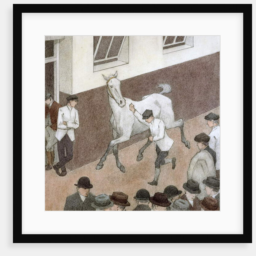 Showing the Paces, Aldridge's, c.1914 by Robert Polhill Bevan