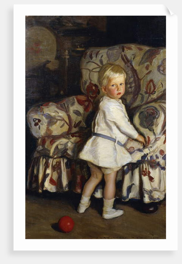 Young Boy in an Interior, 1913 by Harrington Mann