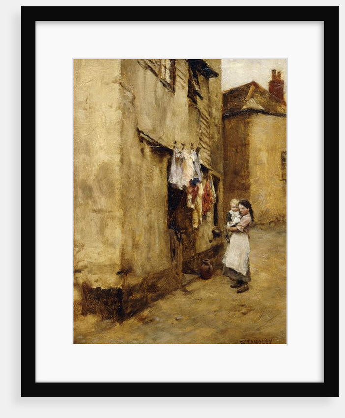 A Street in Newlyn by Walter Langley