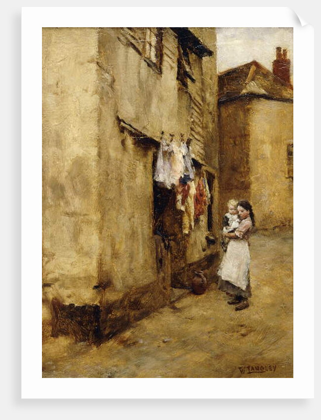 A Street in Newlyn by Walter Langley
