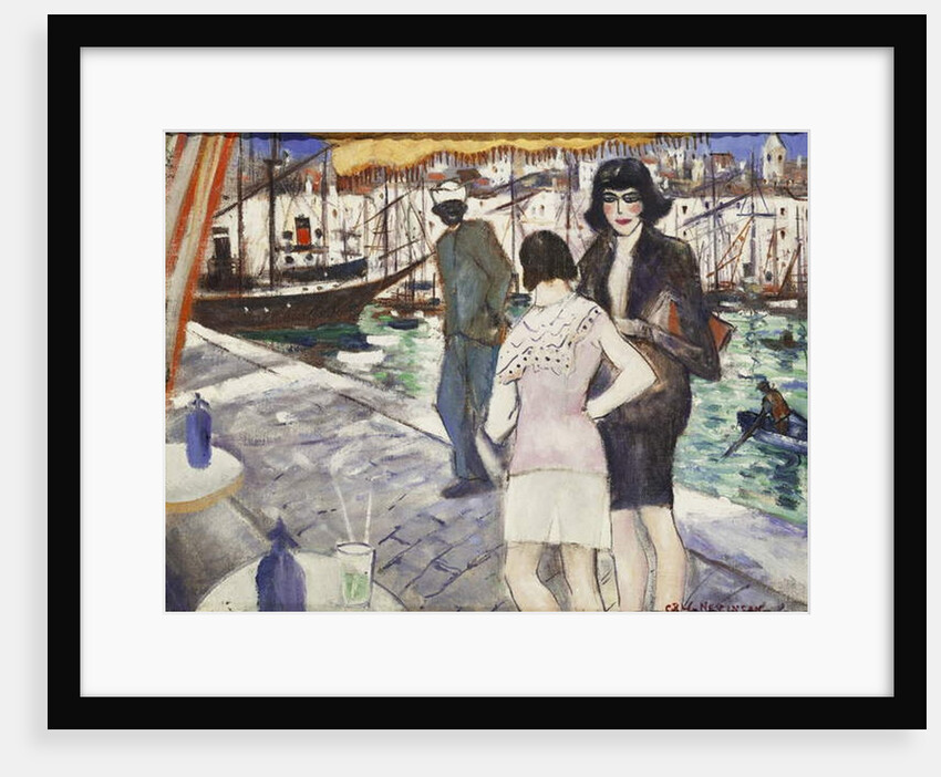 By the Quay by Christopher Richard Wynne Nevinson