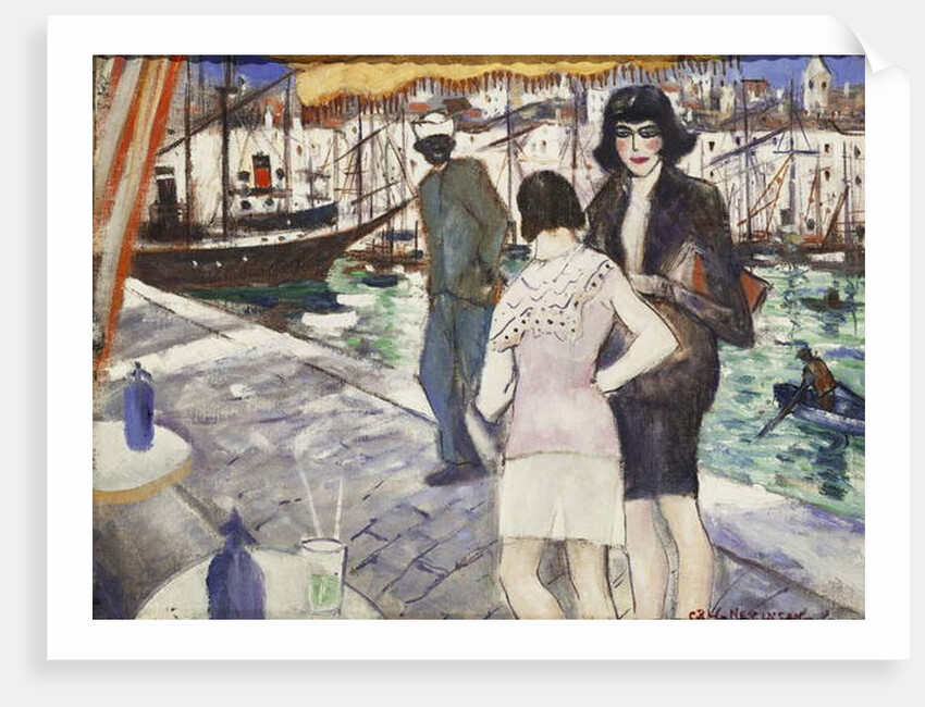 By the Quay by Christopher Richard Wynne Nevinson