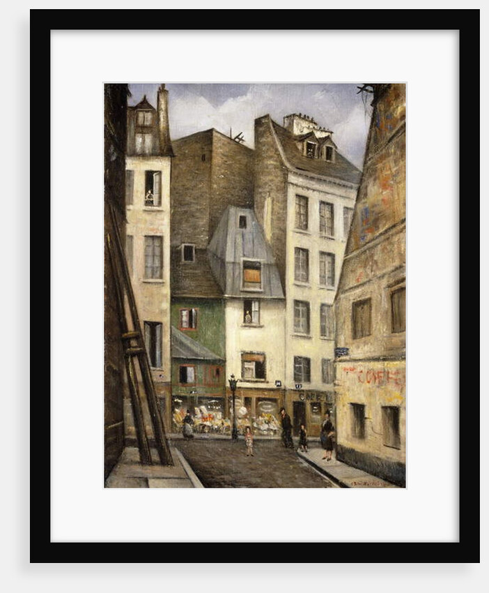 Rue St. Julien le Pauvre, Paris by Christopher Richard Wynne Nevinson