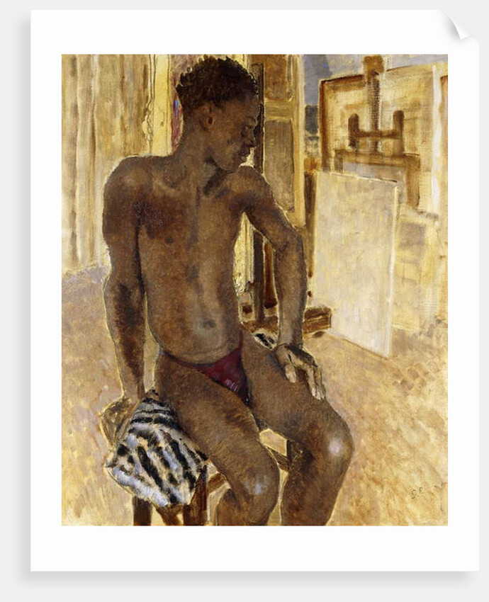 Negro Model in the Studio, 1936 by Glyn Warren Philpot