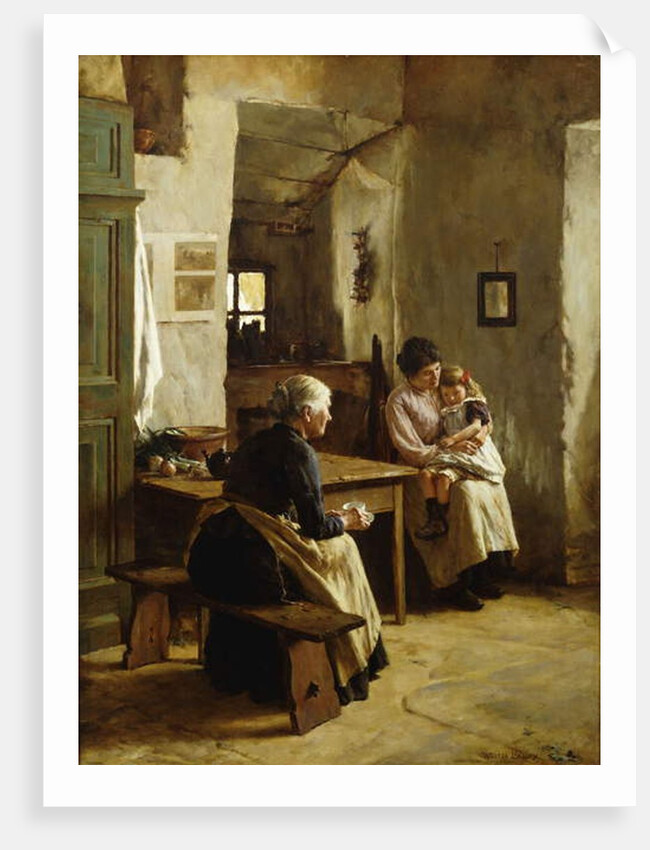 Mother Love by Walter Langley