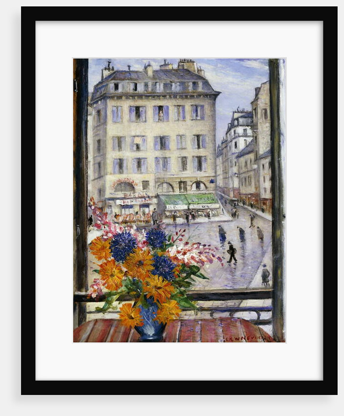 Autumn Bouquet; View from a Paris Window by Christopher Richard Wynne Nevinson