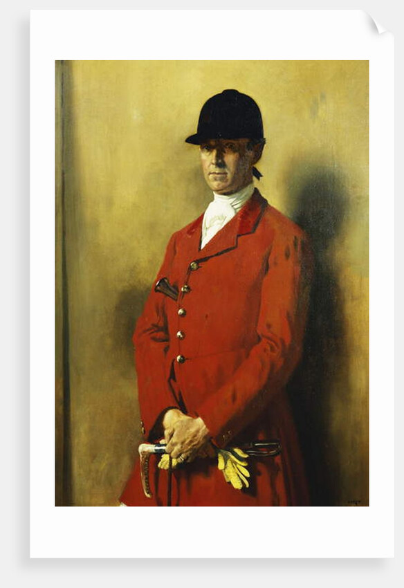 Portrait of Captain Marshall Roberts, Master of the Fox Hounds, 1926 by William Orpen