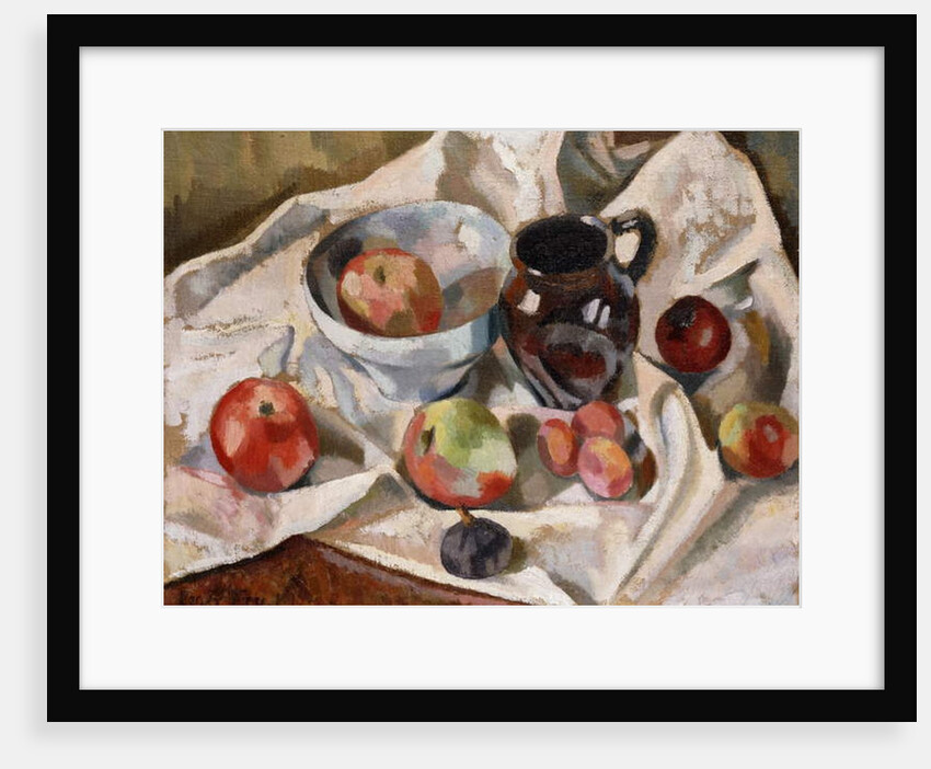 Still Life with Apples, Plums and a Jug, 1919 by Roger Eliot Fry