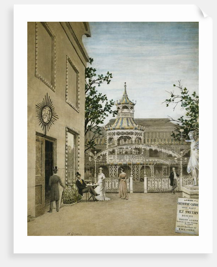 James McNeill Whistler in the Cremorne Gardens, Chelsea by Walter Greaves