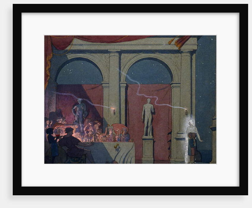 Tyltyl turns the Diamond in The Palace of Luxury, 1911 by Frederick Cayley Robinson
