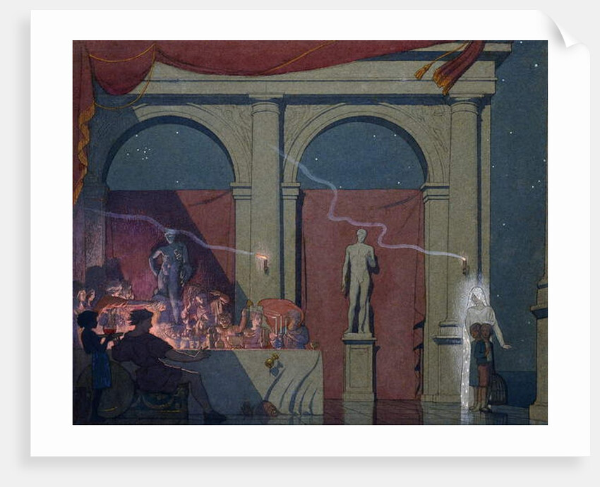 Tyltyl turns the Diamond in The Palace of Luxury, 1911 by Frederick Cayley Robinson