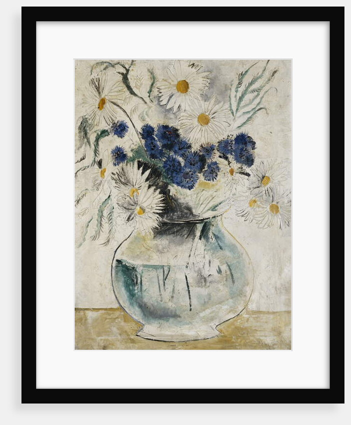 Daisies and Cornflowers in a Glass Bowl, 1927 by Christopher Wood
