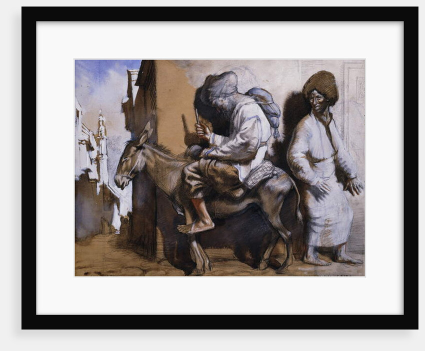 Noreddin Ali Leaving Cairo by William Orpen