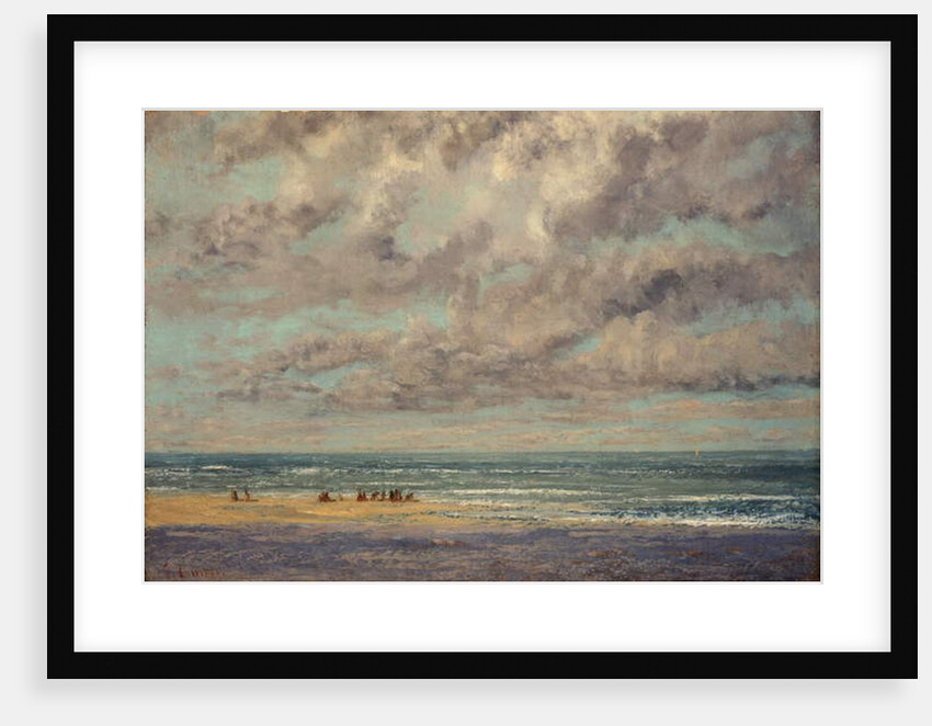 Marine - Les Equilleurs by Gustave Courbet