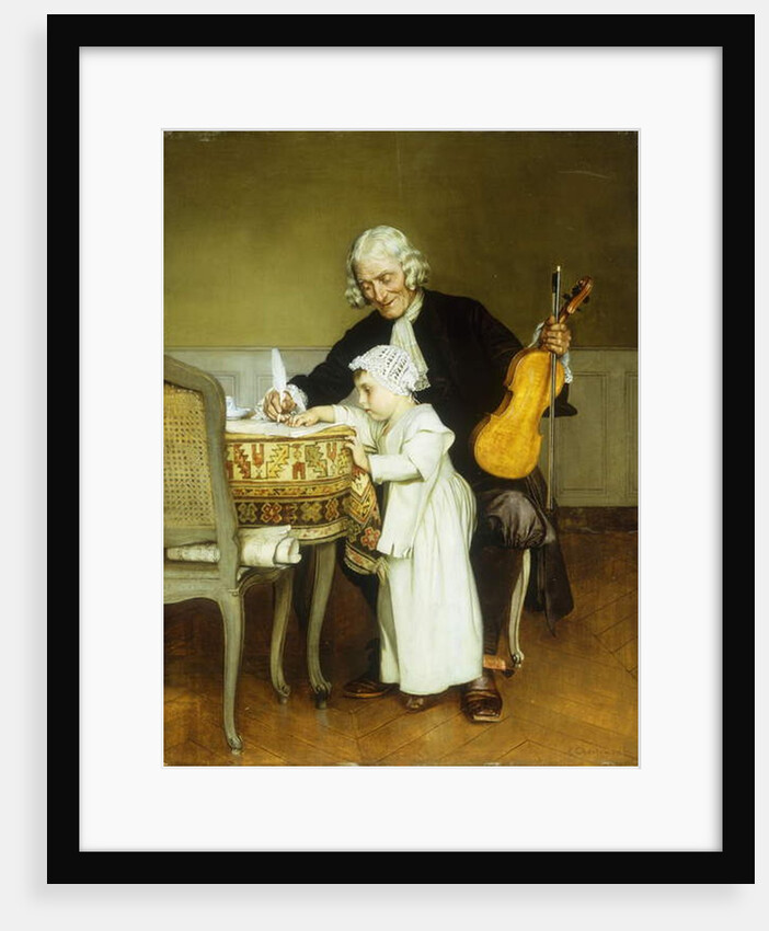 The Music Lesson by Eduard Charlemont