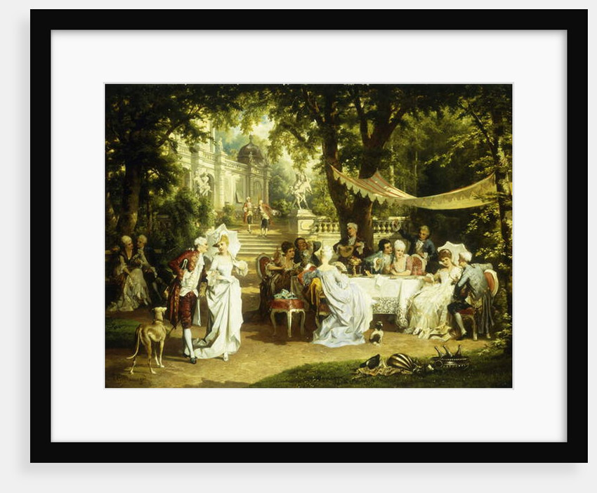 The Garden Party by Karl or Carl the Younger Schweninger