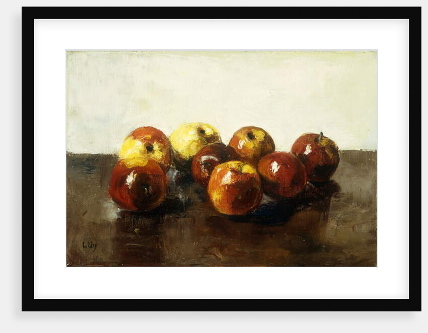 A Still Life of Apples by Lesser Ury