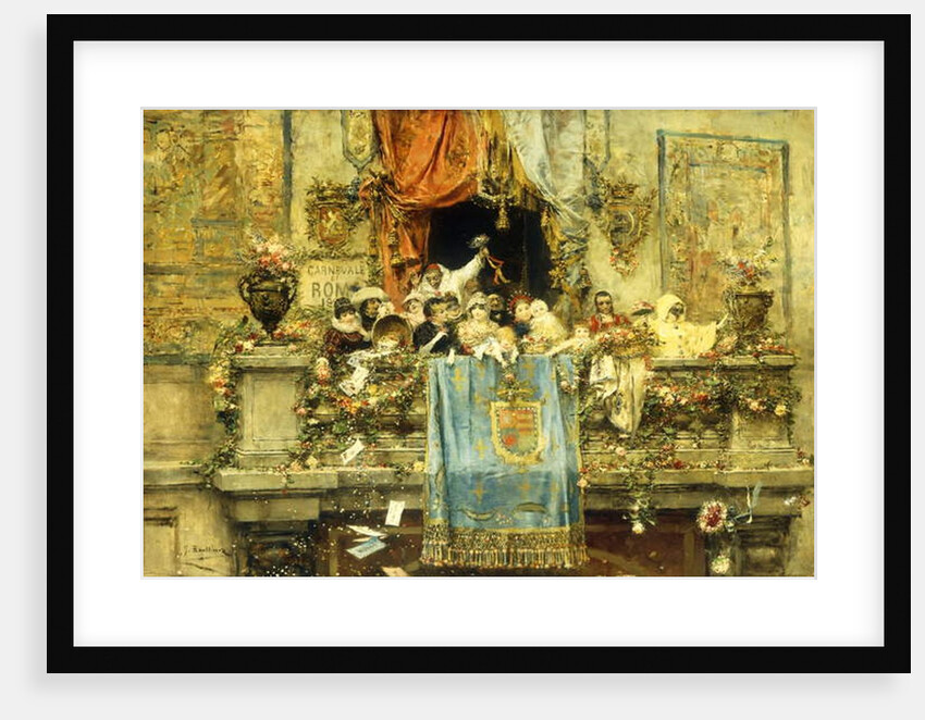 At the Carnival by Jose Benlliure y Gil