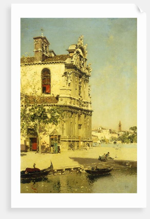 A View of Venice by Martin Rico y Ortega