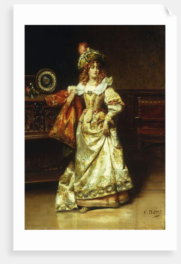 Waiting for the Escort by Cesare-Auguste Detti