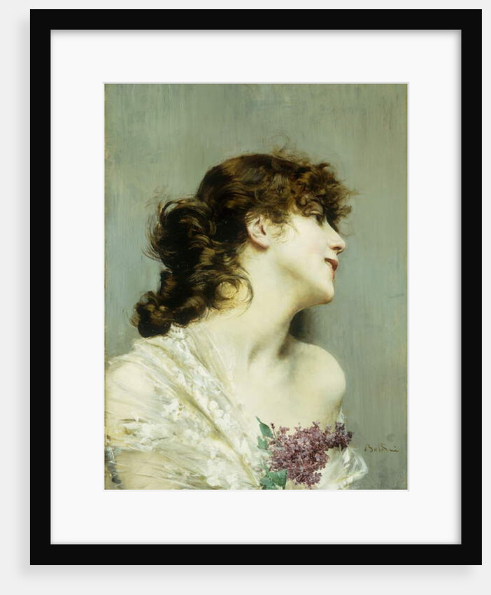 Profile of a Young Woman by Giovanni Boldini