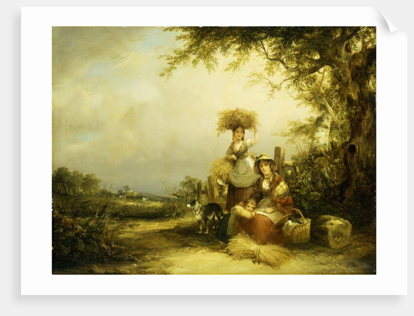 The Gleaners - Shirley, Hants, by William Snr. Shayer