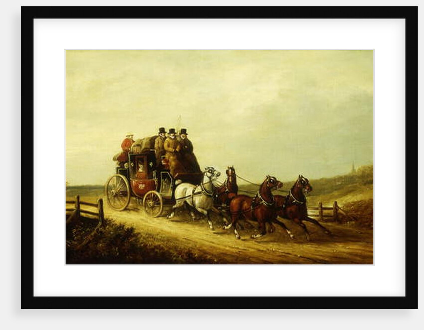 The London to Brighton Royal Mail on the Open Road by Charles Cooper Henderson
