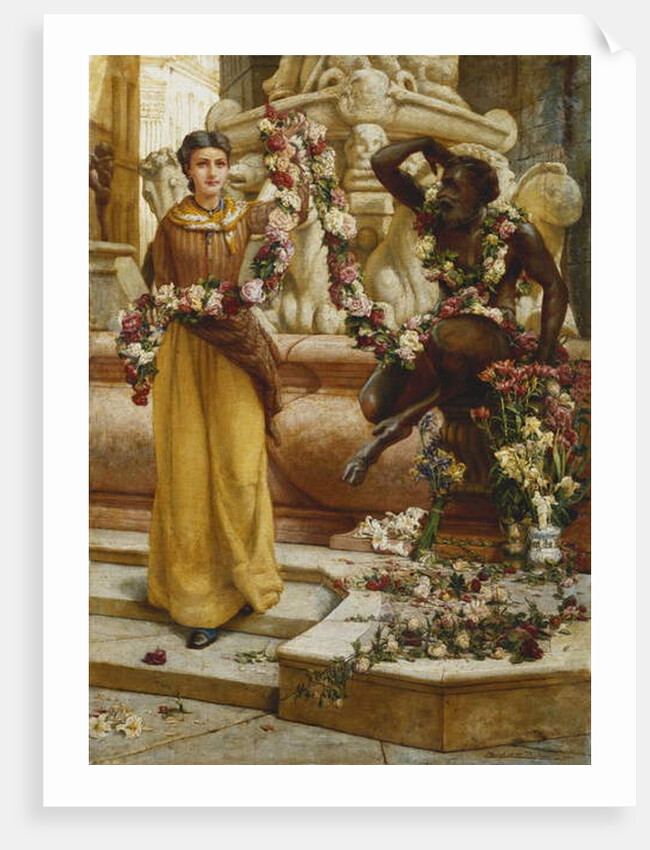 The Flower Garland, 1900 by Francis William Topham