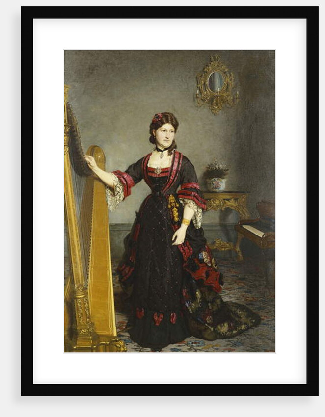 A Portrait of a Lady, 1877 by Ernest Gustave Girardot