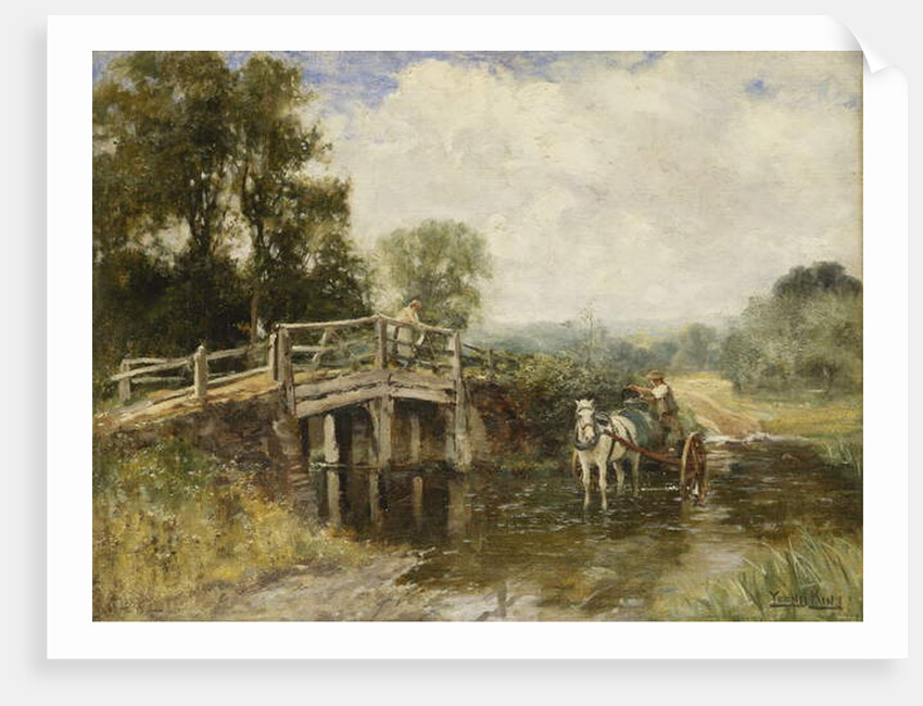 At the Crossing by Henry John Yeend King