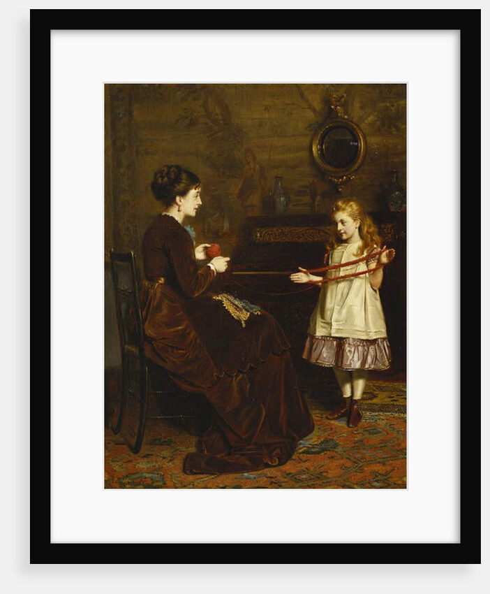 Mother's Little Helper, 1874 by George Goodwin Kilburne