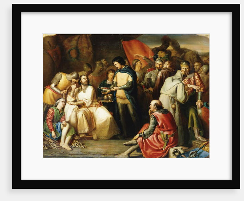 Scene in the Tent of Edward The Black Prince after the Battle of Poitiers by William James Grant