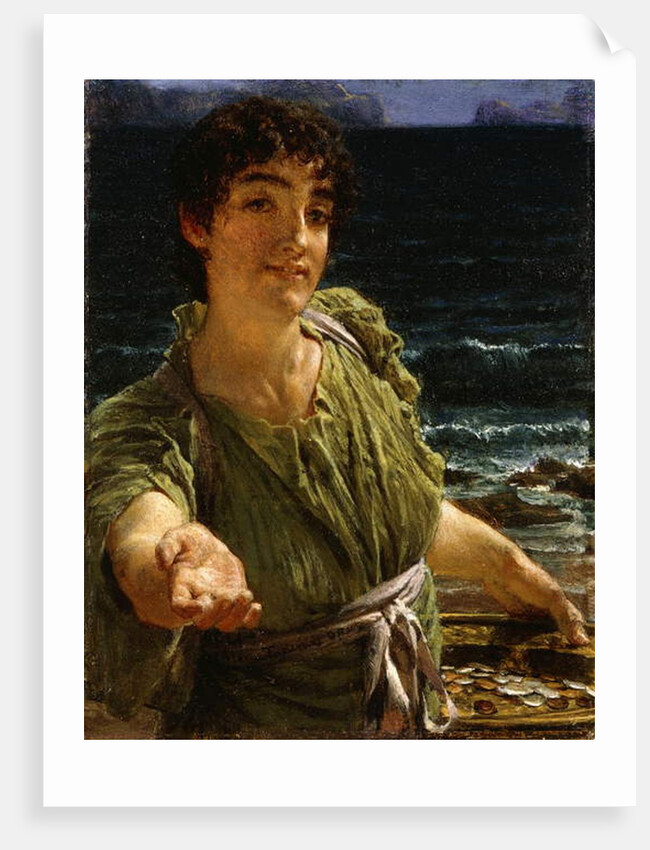 Una Carita, 1883 by Lawrence Alma-Tadema