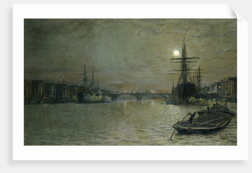 The Pool and London Bridge at Night, 1884 by John Atkinson Grimshaw