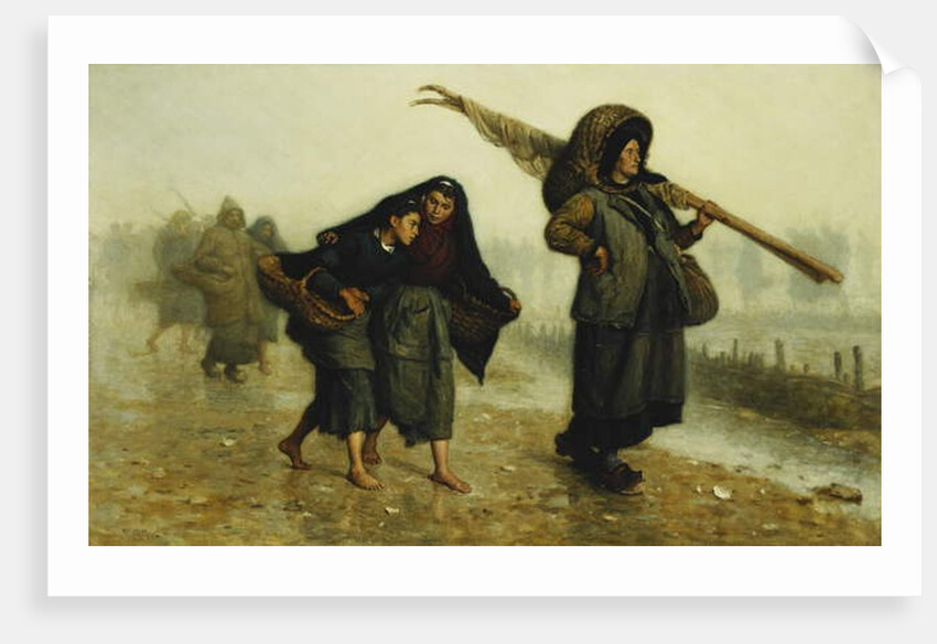 The Shell Collectors; Les Ramasseuses de Coquillages by Jacques Eugene Feyen