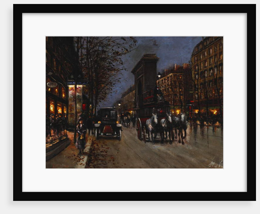 Le Boulevard St. Denis, Paris by Fausto Giusto