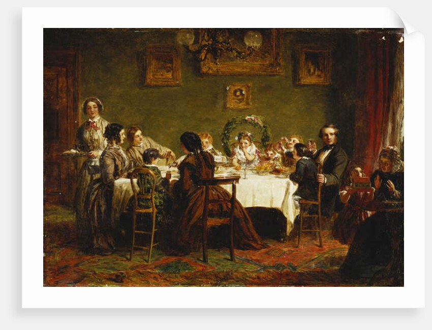 Sketch for 'Many Happy Returns of the Day', c. 1856 by William Powell Frith