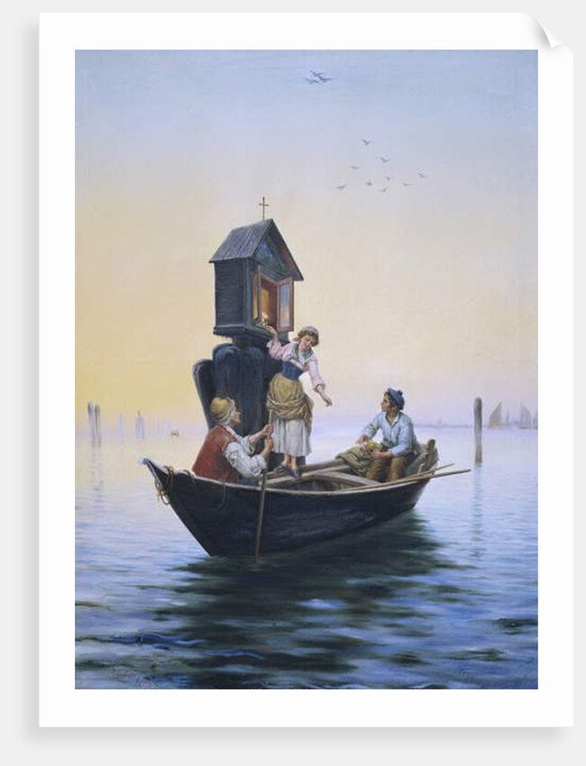 Attending a Venetian Shrine by Pietro Gabrini