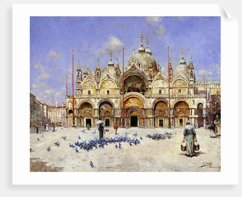 San Marco, Venice, 1883 by Rafael Senet