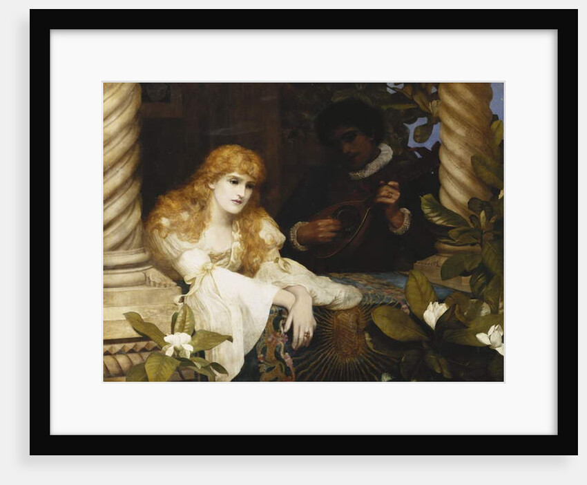 The Awakening of Love - 'Words of Another to Music Set / Do Help True Love to Love Beget', 1894 by Herbert Gustave Schmalz