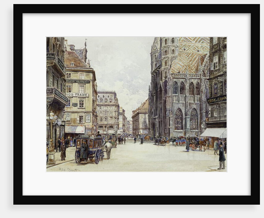Stefanplatz, Vienna by Rudolf Bernt
